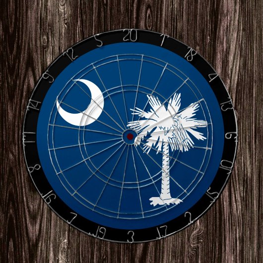 Carolina Flag Dartboard & South Carolina / game Dartbord
