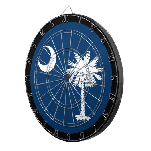 Carolina Flag Dartboard & South Carolina / game Dartbord (Voorkant Rechts)