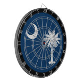 Carolina Flag Dartboard & South Carolina / game Dartbord (Voorkant Links)