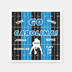 Carolina Football Familie Papier Servet