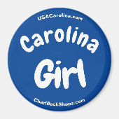Carolina Girl magnet (Voorkant)