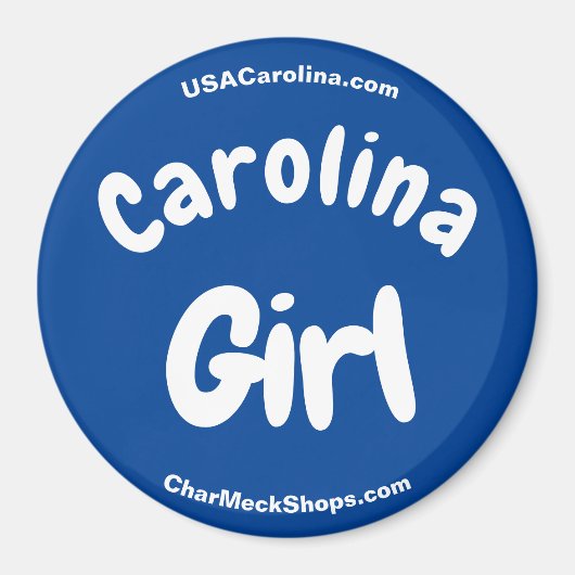 Carolina Girl magnet (Voorkant)
