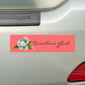 Carolina Girl Magnolia Bumpersticker (Op auto)