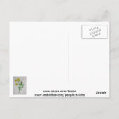 Carolina Jasmine Botanical Art Briefkaart (Achterkant)