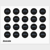  Carolina Lacrosse 2 Ronde Sticker (Vel)