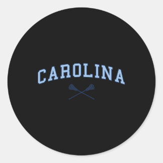  Carolina Lacrosse 2 Ronde Sticker