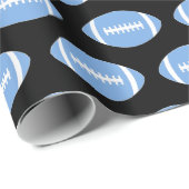 Carolina Light Football Team of Player Sports Gift Cadeaupapier (Rol Hoek)