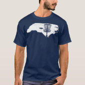 Carolina North Disk Golf Frisbees Disk Golfing T-shirt (Voorkant)