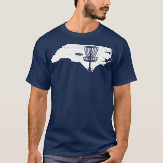 Carolina North Disk Golf Frisbees Disk Golfing T-shirt