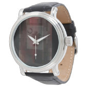 Carolina Palm - Design 2 Horloge (Gekanteld)