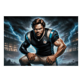 Carolina Panthers 3 Perfect Poster