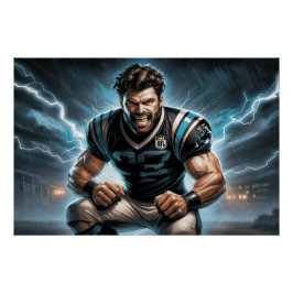 Carolina Panthers 4 Perfect Poster