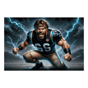 Carolina Panthers 6 Perfect Poster