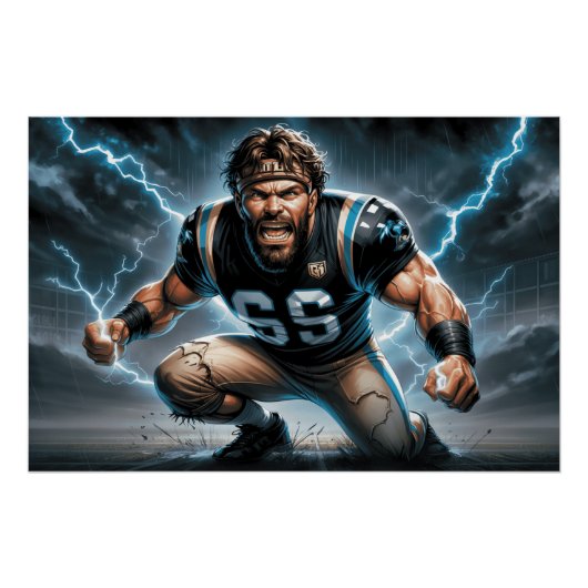 Carolina Panthers 6 Perfect Poster (Voorkant)