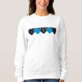 Carolina Panthers Heart Football Trui (Voorkant)