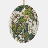 Carolina Paraket, uit 'Birds of America', 1829 Keramisch Ornament (Rechts)