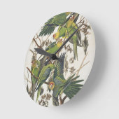 Carolina Paraket, uit 'Birds of America', 1829 Ronde Klok (Hoek)