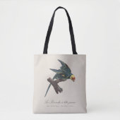 Carolina-parkiet, Conuropsis carolinensis Tote Bag (Voorkant)
