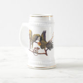 Carolina Parkiet Trio van uitgestorven vogels Bierpul (Voorkant links)