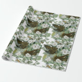 Carolina Pigeon Audubon Morning Dove Cadeaupapier (Uitgerold)