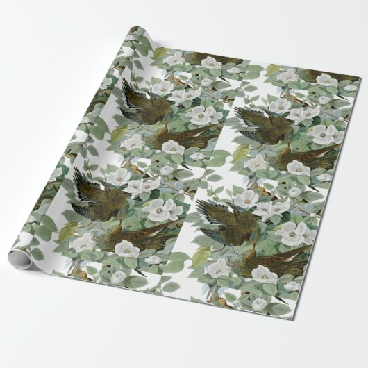 Carolina Pigeon Audubon Morning Dove Cadeaupapier (Uitgerold)