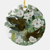 Carolina Pigeon Audubon Morning Dove Keramisch Ornament (Achterkant)
