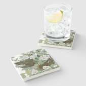 Carolina Pigeon Audubon Morning Dove Stenen Onderzetter (Zijkant)