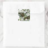 Carolina Pigeon Audubon Morning Dove Vierkante Sticker (Tas)