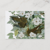 Carolina Pigeon Audubon Morning Dove Visitekaartje (Achterkant)