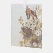 Carolina Pigeon of Mourning Dove Glas Ornament (Voorkant links)