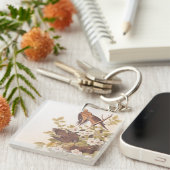 Carolina Pigeon of Mourning Dove Sleutelhanger (Voorkant Rechts)