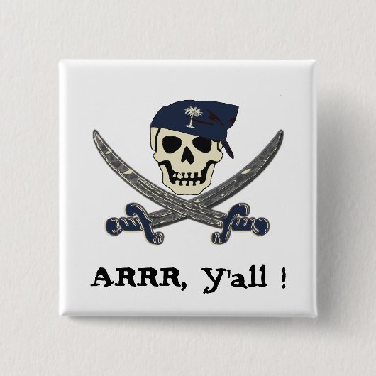 Carolina Pirate Button (Voorkant)