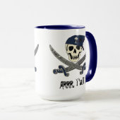 Carolina Pirate Coffee Mok (Voorkant rechts)