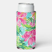 Carolina Preppy Bach Beach / Pool Party Coozie (Seltzer Voorkant)