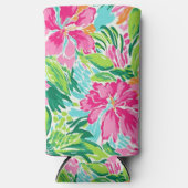 Carolina Preppy Bach Beach / Pool Party Coozie (Voorkant)