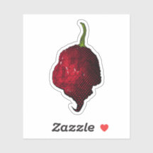 Carolina Reaper Chili Pepper Sticker