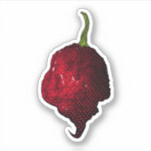 Carolina Reaper Chili Pepper Sticker (Voorkant)