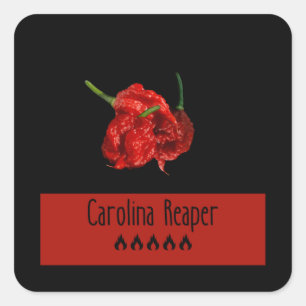 Carolina Reaper Vierkante Sticker