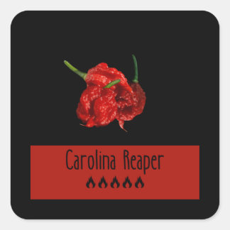 Carolina Reaper Vierkante Sticker