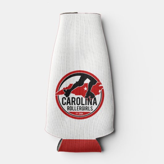 Carolina Rollergirls fles koozie (Voorkant)