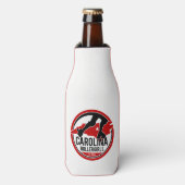 Carolina Rollergirls fles koozie (Fles Voorkant)