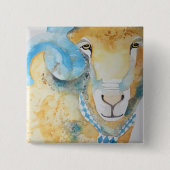 CAROLINA SWAGGER VIERKANTE BUTTON 5,1 CM (Voorkant)