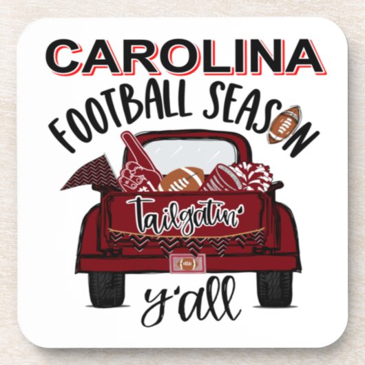 CAROLINA TAILGATIN BIER ONDERZETTER (Voorkant)