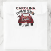 CAROLINA TAILGATIN VIERKANTE STICKER (Tas)