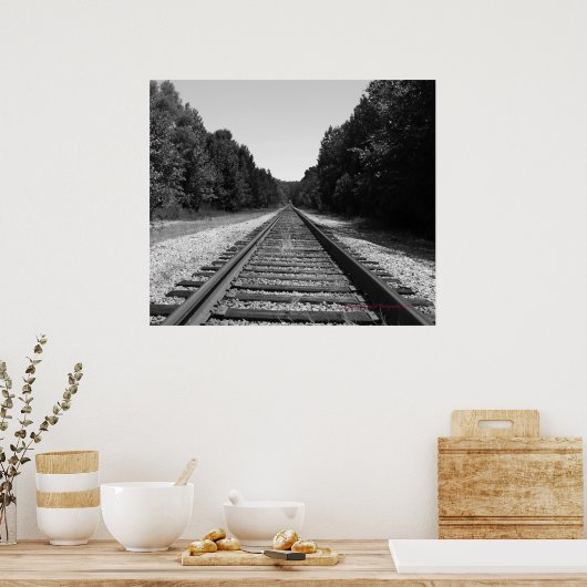 Carolina Tracks Poster (Keuken)