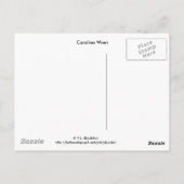 Carolina Wren Briefkaart (Achterkant)