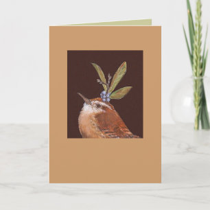 Carolina wren card, Fonzie Kaart