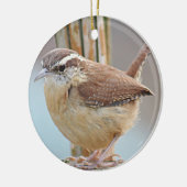 Carolina wren keramisch ornament (Links)