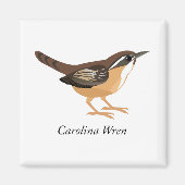 Carolina Wren Magneet (Voorkant)