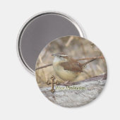 Carolina Wren Meditation magnet (Voorkant / Achterkant)